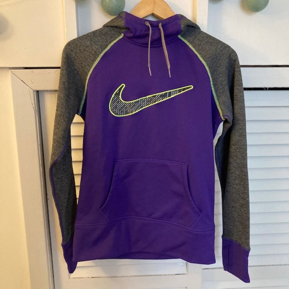 Nike Therma-Fit Fleece Hoodie Sweatshirt Size S
